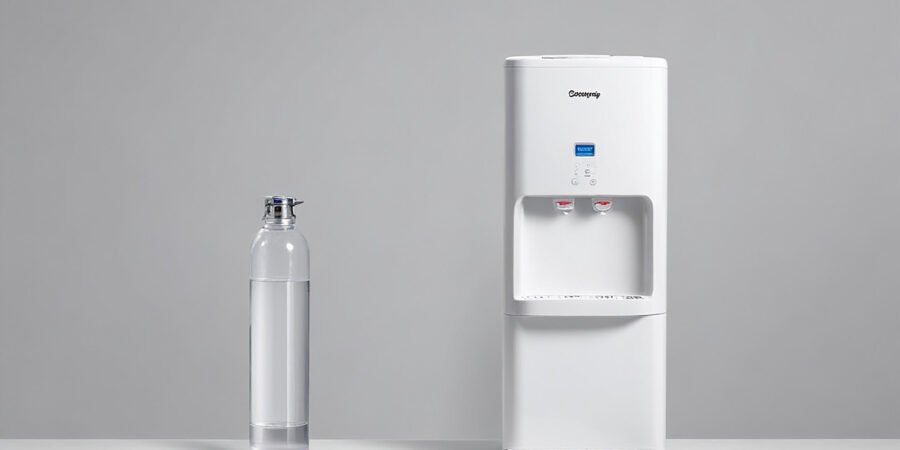 water dispenser with bottle water